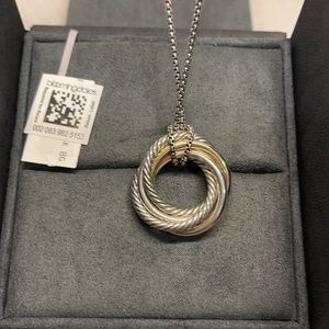 David Yurman Crossover Pendant Necklace